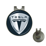 Golf Hat Clip with Ball Marker : Tesla