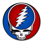 Mousepad (Round) : Grateful Dead - Steal Your Face