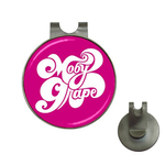 Golf Hat Clip with Ball Marker : Moby Grape (purple-white)