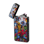 Lighter : Marvel Heroes (front, open lid)