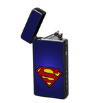 Lighter : Superman Shield (front, open lid)