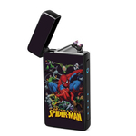 Lighter : Spider-Man (front, open lid)