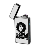Lighter : Jim Morrison - The Doors (front, open lid)