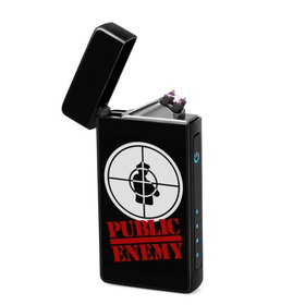 Lighter : Public Enemy (front, open lid)