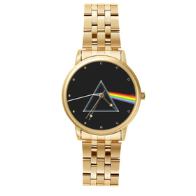 Casual Gold-Tone Watch : Pink Floyd - Dark Side of the Moon
