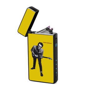 Lighter : Elvis Costello (front, open lid)