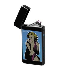 Lighter : Marilyn Monroe - Pop Art (front, open lid)