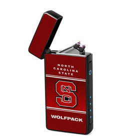 Lighter : North Carolina State Wolfpack (front, open lid)