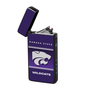 Lighter : Kansas State Wildcats (front, open lid)