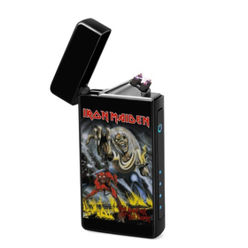 Lighter : Iron Maiden - The Number of the Beast (front, open lid)