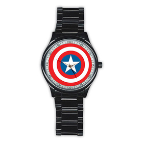 Casual Black Watch : Captain America Shield