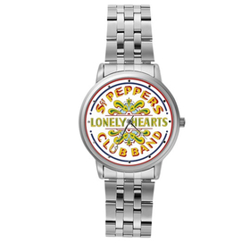 Casual Silver-Tone Watch : The Beatles - Sgt. Pepper's Lonely Hearts Club Band