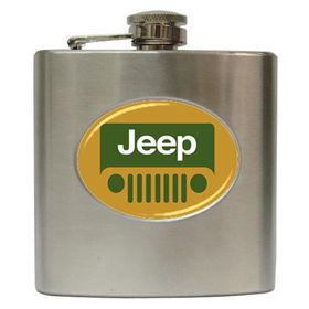Liquor Hip Flask (6oz) : Jeep