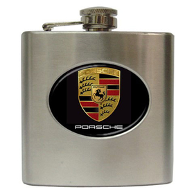 Liquor Hip Flask (6 oz) : Porsche