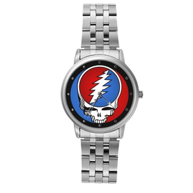 Casual Silver-Tone Watch : Grateful Dead - Steal Your Face