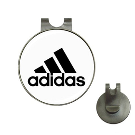 Golf Hat Clip with Ball Marker : Adidas (mountain) - white-black