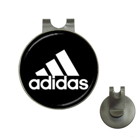 Golf Hat Clip with Ball Marker : Adidas (mountain) - black-white
