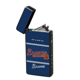 Lighter : Atlanta Braves (front, open lid)