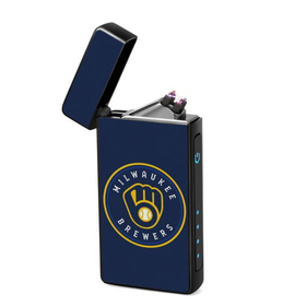 Lighter : Milwaukee Brewers (front, open lid)