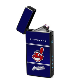 Lighter : Cleveland Indians (front, open lid)