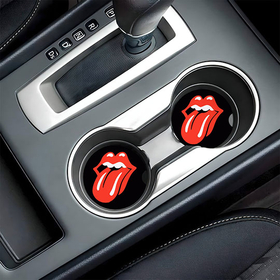 Ceramic Car Coasters : Rolling Stones - Tongue and Lips