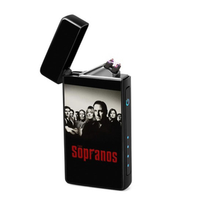 Lighter : The Sopranos (front, open lid)
