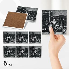 Square Ceramic Coasters : Allman Brothers Band - At Fillmore East