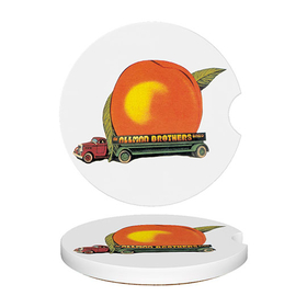 Ceramic Car Coasters : Allman Brothers Band - Eat a Peach