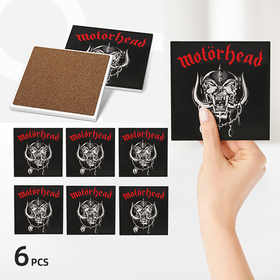 Square Ceramic Coasters : Motorhead