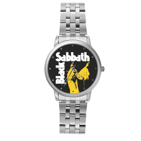 Silver-Tone Watch : Black Sabbath