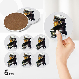Round Ceramic Coasters : Corto Maltese