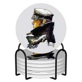 Round Ceramic Coasters : Corto Maltese
