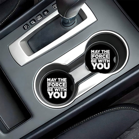 Ceramic Car Coasters : May The Force Be With You - Star Wars