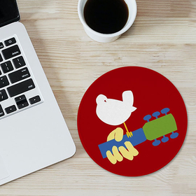Mousepad : Woodstock 1969, Dove & Guitar