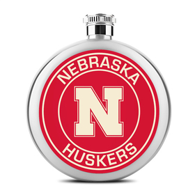 Liquor Hip Flask (5 oz) : Nebraska Cornhuskers