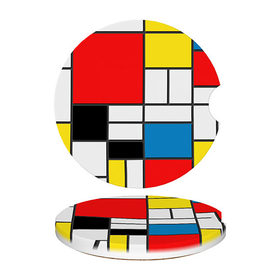 Ceramic Car Coasters : Piet Mondrian - Composition