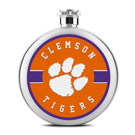 Liquor Hip Flask (5 oz) : Clemson Tigers