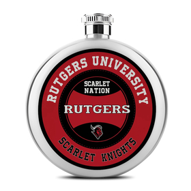 Liquor Hip Flask (5 oz) : Rutgers Scarlet Knights