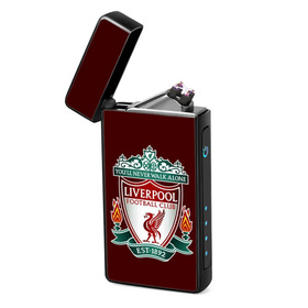 Lighter : Liverpool FC (front, open lid)