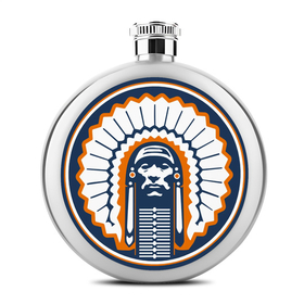 Liquor Hip Flask (5 oz) : Illinois Fighting Illini