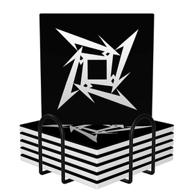 Square Ceramic Coasters : Metallica