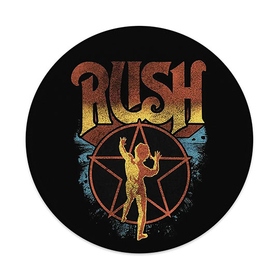 Round Mousepad : Rush - Starman