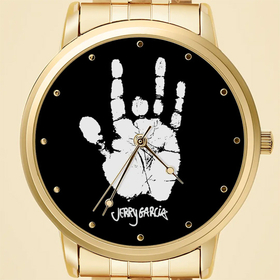 Gold-Tone Watch : Jerry Garcia Handprint (zoom)