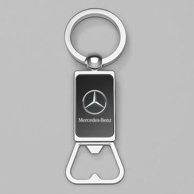Bottle Opener Keychain : Mercedes-Benz