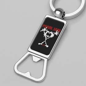 Bottle Opener Keychain : Pearl Jam - Stickman - Alive