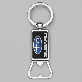 Bottle Opener Keychain : Subaru