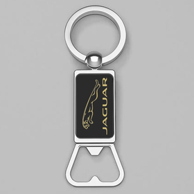 Bottle Opener Keychain : Jaguar