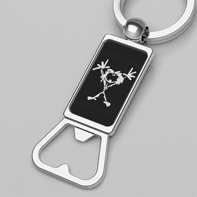 Bottle Opener Keychain : Pearl Jam - Stickman