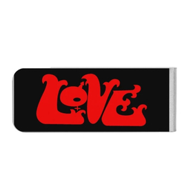 Money Clip (silver) : Love