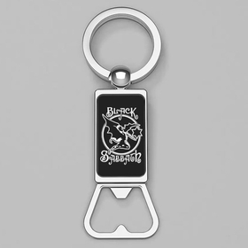 Bottle Opener Keychain : Black Sabbath